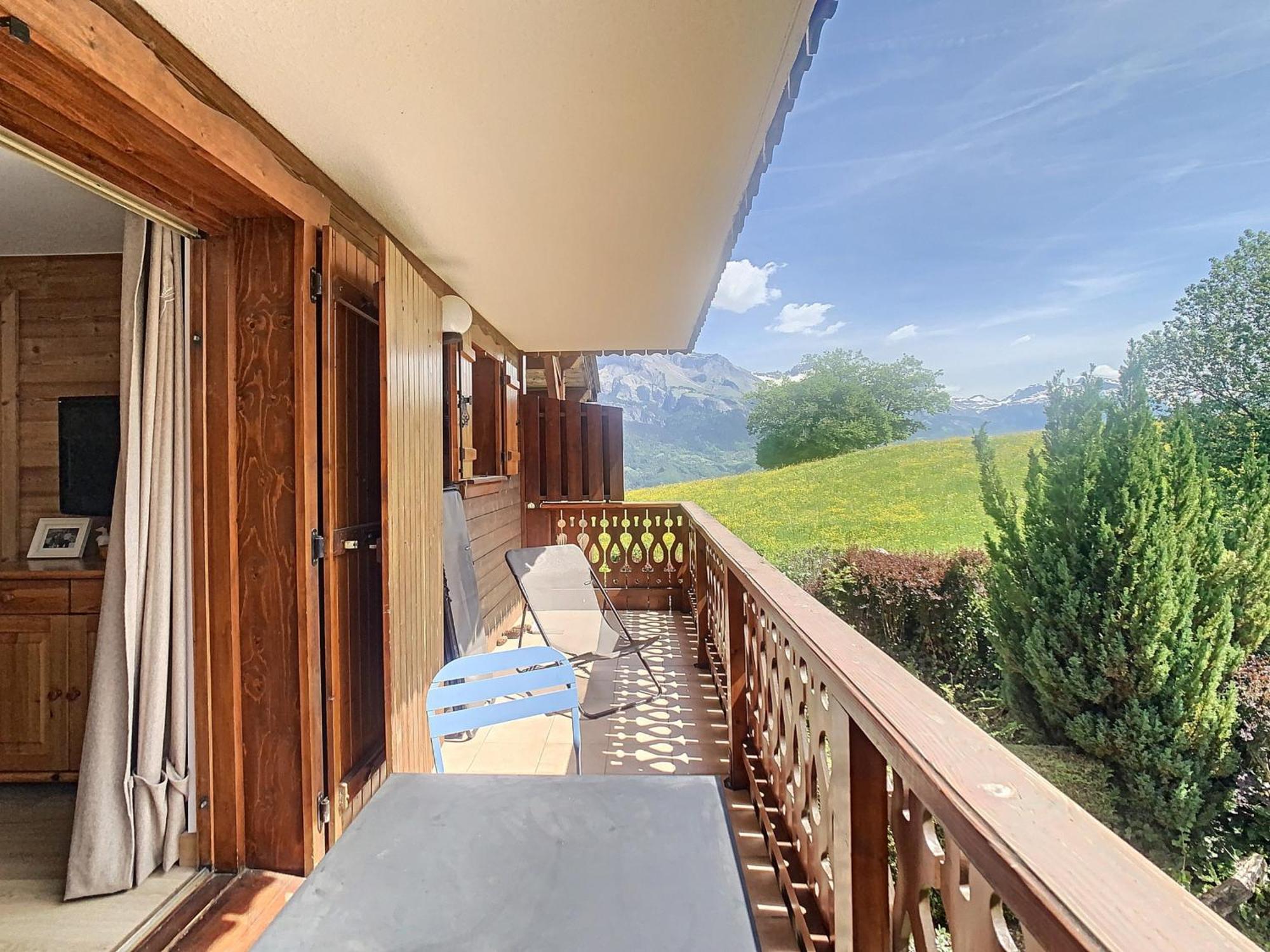 Appartement 2 Pieces + Cabine A Proximite Du Village Et Teleski, Cuisine Equipee - Fr-1-560-89 Combloux Exterior foto